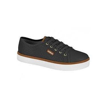 Imagem de Tênis Moleca Casual Com Microperfuros 5712.205, Preto, 37