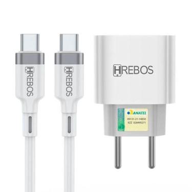 Imagem de Carregador Rápido Hrebos Compatível Com Samsung S21 S22