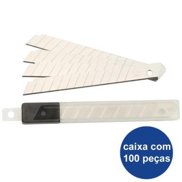 Imagem de CX Lâmina estilete estreita 9mm c/100 Masterprint
