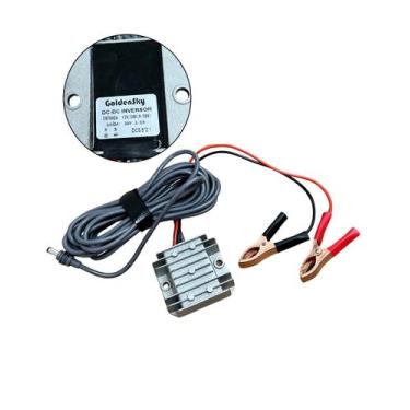 Imagem de Conversor Veicular 30v Starlink Garra Jacaré 5m Dc 12v/24v - Goldensky