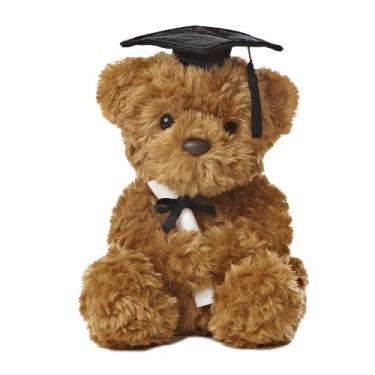 Imagem de Aurora - Graduation - 8.5" Wagner Bear Graduation - Black Cap