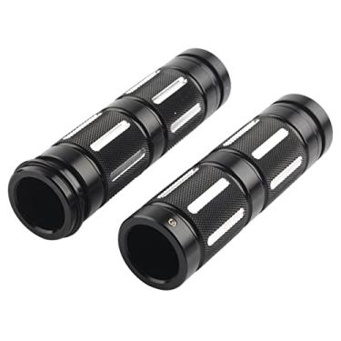 Imagem de FINMOKAL Punhos De Mão Do Acelerador Eletrônico Com Corte Cnc De 1" Para Harley Softail Cvo Preto