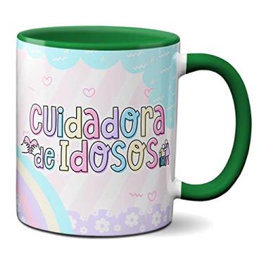 Imagem de Caneca Cuidadora De Idosos Profissão Por Amor Presente (Verde)