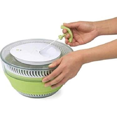 Imagem de Girador De Legumes E Salada, Girador De Salada Dobrável Multiuso, Secador De Salada, Girador De Legumes, Girador De Salada Seca, Salada Manual Para Economia De Lugares Vegetariano,Constructive23