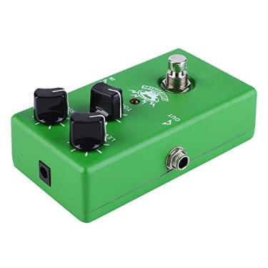 Imagem de Pedal Overdrive de Guitarra Elétrica Com Efeito Monobloco para Obter um Som de Blues Quente Com LEDs