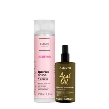 Imagem de Kit Cadiveu Professional Essentials Quartzo Shine Shampoo E Açaí Oil 6