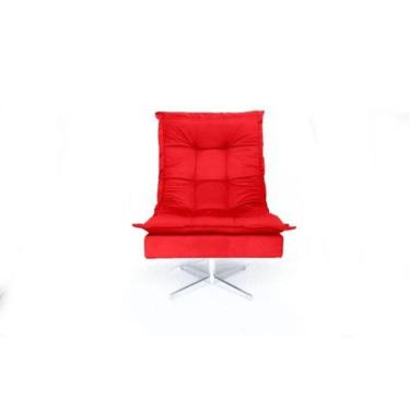 Imagem de Poltrona Decorativa Nilla Chaise Tecido Liso