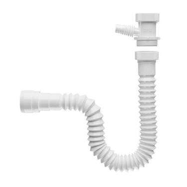 Imagem de Kit Sifão Universal com Adaptador para Máquina de Lavar Louça Astra