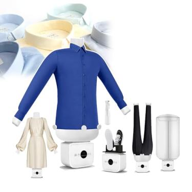 Imagem de Secador E Ferro De Passar AutomáTico Com Ar Quente,Secador De Roupas E Removedor De Rugas Sem Usar As MãOs,Vaporizador 360° Que Seca Sem Pontos Cegos,Ferro De Passar Que Seca Rapidamente Em 8 Minutos