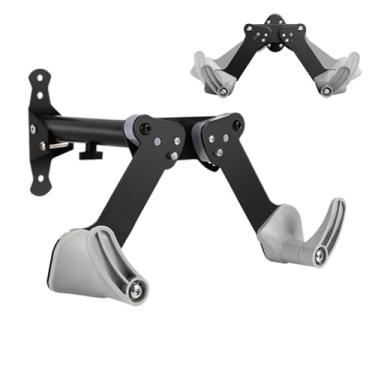 Imagem de Suporte de parede para garagem, bicicletas, economizadores de espaço, ganchos para garagem, suporte organizador vertical para casa, galpão, teto, interior, parque, quintal, ao ar livre