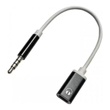 Imagem de Conversor de conector tipo C para 3,5 mm Cabo adaptador de áudio para 