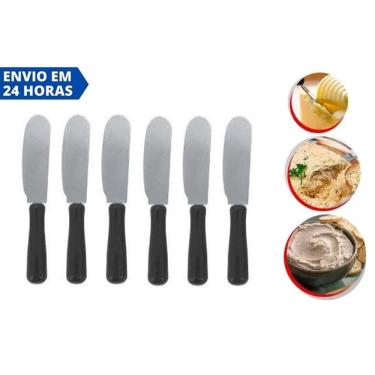 Imagem de ESPÁTULA PARA MANTEIGA KIT COM 6 Peças PATÊ