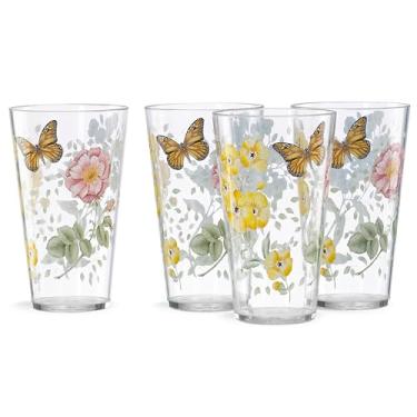 Imagem de Lenox Butterfly Meadow Melamina 4 peças Highball, 0,6 kg, Multi, 866239