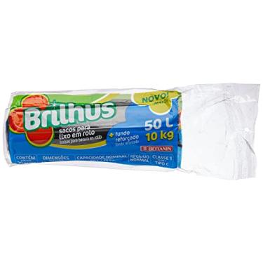 Imagem de Brilhus - Saco para Lixo Rolo com 30 Sacos de 50 Litros, Cor Preta, Bettanin