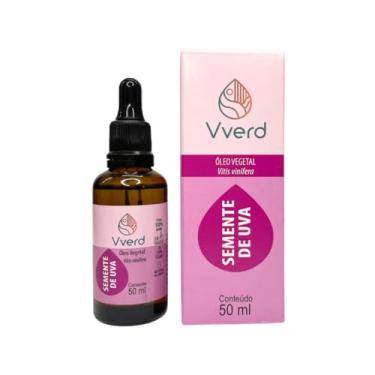 Imagem de Óleo De Uva 50ml Vegetal Prensado a Frio,100% Puro e Vegano Alto Poder De Hidratação Para Corpo e Rosto Vverd