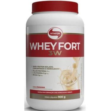 Imagem de Whey Fort Vitafor Proteína Concentrada para Ganho de Massa e Recuperação Muscular Rápida-Unissex