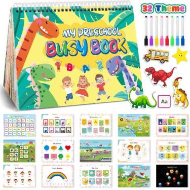 Imagem de Busy Book NOWRICH Montessori para crianças de 2 a 6 anos com presentes