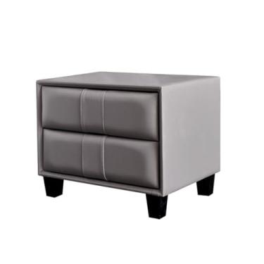 Imagem de URGDWEKJY Sofá-mesa de cabeceira nórdica simples com quarto, armário de cabeceira para casa armário de couro sofá mesa lateral mesa de canto mesa pequena