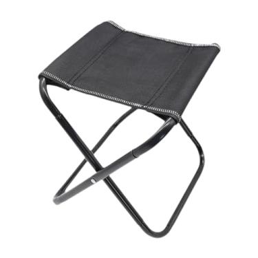 Imagem de TLTDSMY Banqueta dobrável para acampamento, cadeira de pesca, banquinho portátil para pés ao ar livre, G