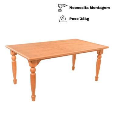 Imagem de Mesa Atlanta em Madeira Maciça com Tampo Lâminado 1.80 - Fassina, Amên