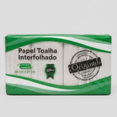 Imagem de Papel Toalha Interfolhado Extra Branco Folha Simples - Azepel