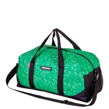 Imagem de Bolsa Sacola De Mão Infantil Minecraft Creeper Roupas Viagem - sestini