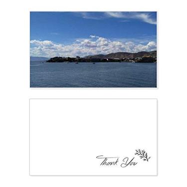 Imagem de Fotografia de ondas e recifes, cartão de agradecimento, aniversário, agradecimento de casamento