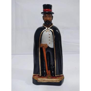 Imagem de Imagem Exu Capa Preta 7 Encruzalhada Estatua Gesso 20 Cm