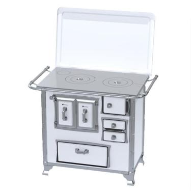 Imagem de Fogao a Lenha GII N 1 Gab Sec Branco com Tampa