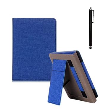 Imagem de enoxboo Capa de Tecido para 6 "Kindle Paperwhite (10/7/6/5ª Geração), Capa para Kindle Paperwhite - Cobrar com o Recurso de Esteira de Sono Automático