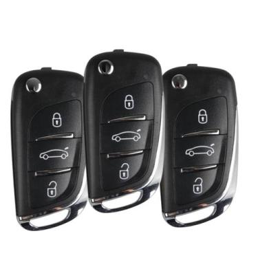Imagem de Lote Chaves Keydiy Modelo Psa B11-3 Para Mini Kd900 Kdx2, 3 PEÇAS