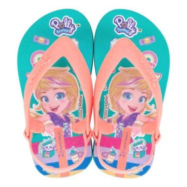 Imagem de Chinelo Elastico Infantil Bebe Feminino Ipanema Baby Polly Pocket Conf