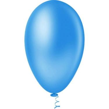 Imagem de Balão PIC PIC Nº70 Azul Escuro - Pacote com 50 - Riberball