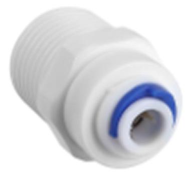 Imagem de Conector Reto Rosca 1/2 Engate Rápido 1/4 6mm Filtro Água - Redmag