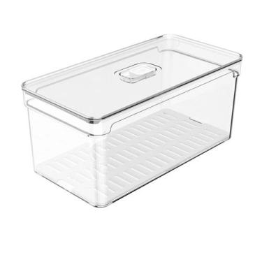 Imagem de Organizador Geladeira com Cesto Clear Fresh 5L Transparente - OU, 2 pe