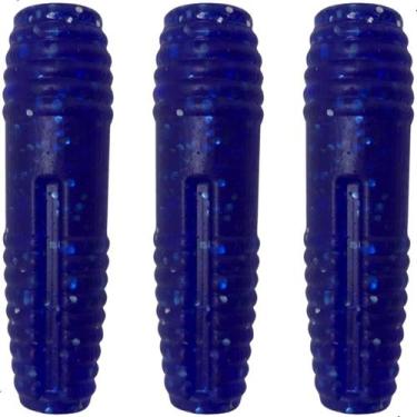 Imagem de Isca Artificial Soft Charutinho Cart. 3pçs - Alligator, Azul