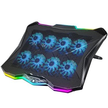 Imagem de Almofada de Resfriamento para Laptop AICHESON - 8 Ventiladores - 15,6"