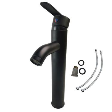 Imagem de Torneira Monocomando Banheiro Lavabo Bancada Pia Mesa Aerador Misturador Agua Fria Quente Hotel Restaurante Lavanderia Multiuso