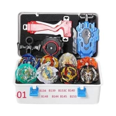Imagem de Metal Fusion Burst Surge GT Toy Gyro Launcher Spinning Top Bey Blades 