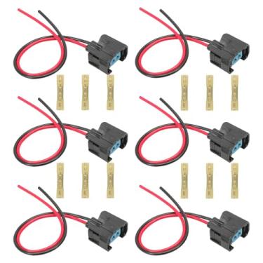 Imagem de Gaogsiy Conector De Injetor Combustível 6 Peças, Plugue Pigtail, Chicote Elétrico Para Accord 1998-2007, Acura 1996-2008, Silverado 3500 2003-2005, Substitui 06164P8Ea00 Fj339 89046626A