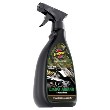 Imagem de Melhor Spray Limpa Armas e Acessórios Multiuso 500ml Limpador Profissional de Armamensto BraClean PREMIUM