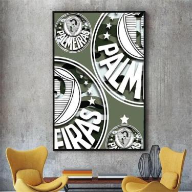 Imagem de Palmeiras Football Club Vintage Poster Sem Moldura Papel Kraft Arte De