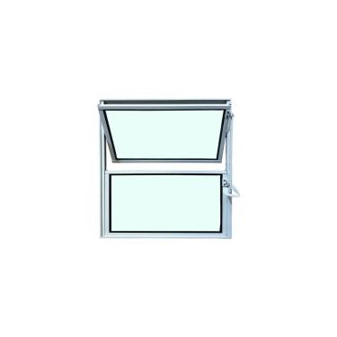 Imagem de Vitro Basculante Branco 40x40 Linha Esmeralda Vidro Liso