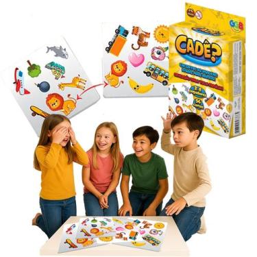 Imagem de Brinquedo Cadê Jogo Cartas Educativo Pedagogico Interativo - GGB