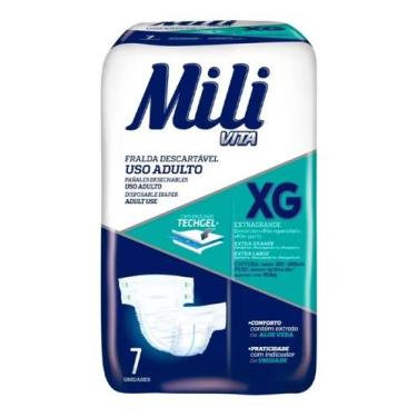 Imagem de Kit c/ 3 Fralda adulto Mili Vita Care XG 7 unidades