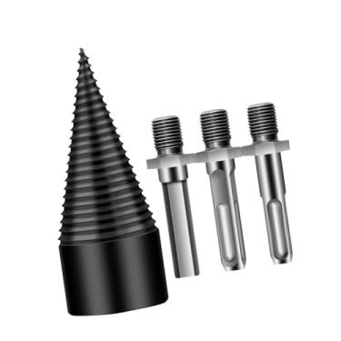 Imagem de ＡＷＨＡＯ Conjunto de Brocas para Rachador de Madeira, Divisores de Lenha para Uso Doméstico, Divisor de Toras para Trabalhos em Madeira, Jardim Ao Ar Livre E C, 5cmx10.5cm