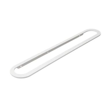 Imagem de Toalheiro Para Banheiro Agata Grego Metal 65cm, Branco