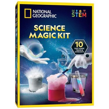 Imagem de Show de Mágica em 1 Caixa com 10 Truques Incríveis para Crianças, NATIONAL GEOGRAPHIC NGSCIMAGIC, Azul