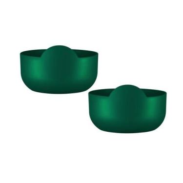 Imagem de Kit 2 Super Bowl Verde 475Ml Plástico Premium - Bb Store