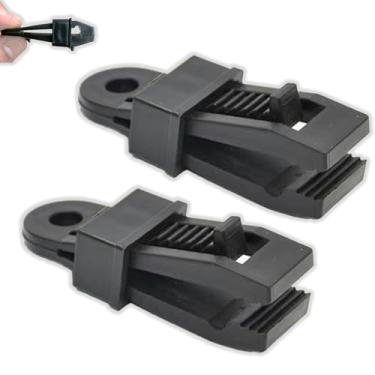 Imagem de Kit 20 Clipes pregador Garra plástica jacaré para lonas e tendas